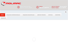 Tablet Screenshot of molimac.cl